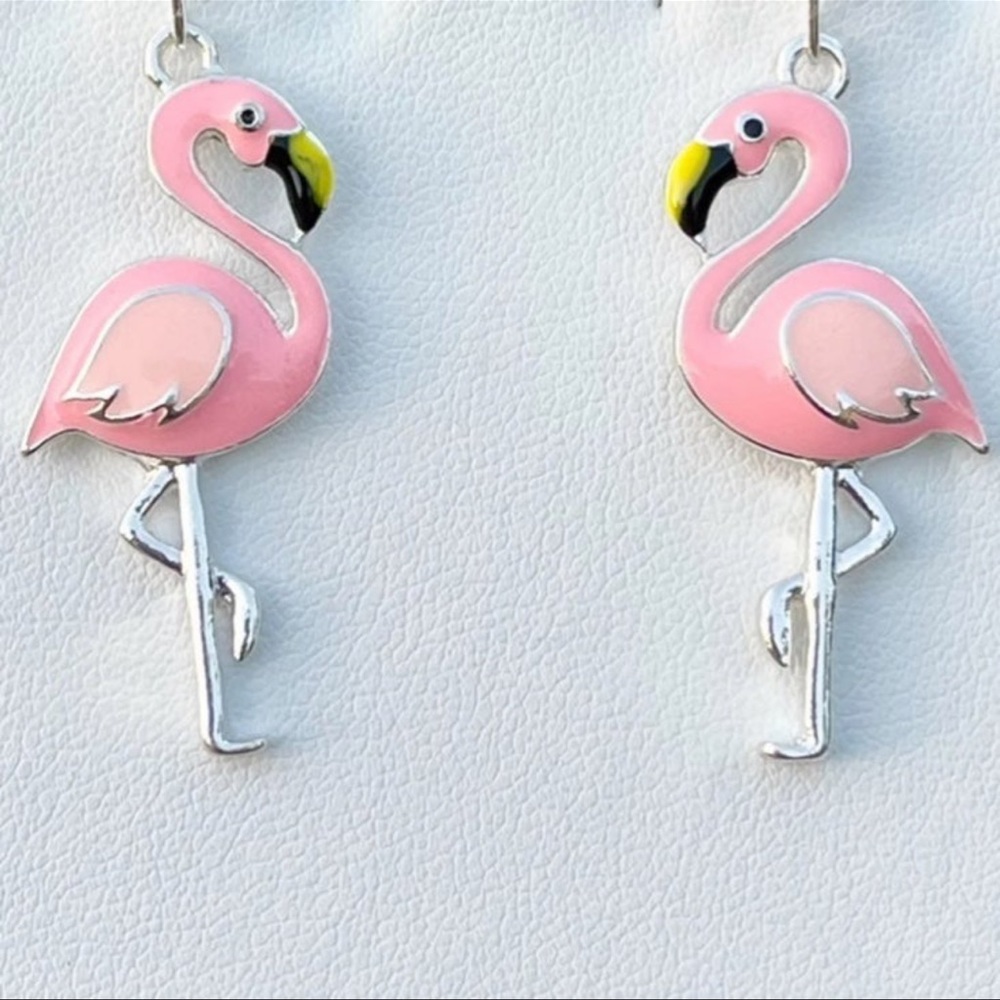 Pink Flamingo Earrings